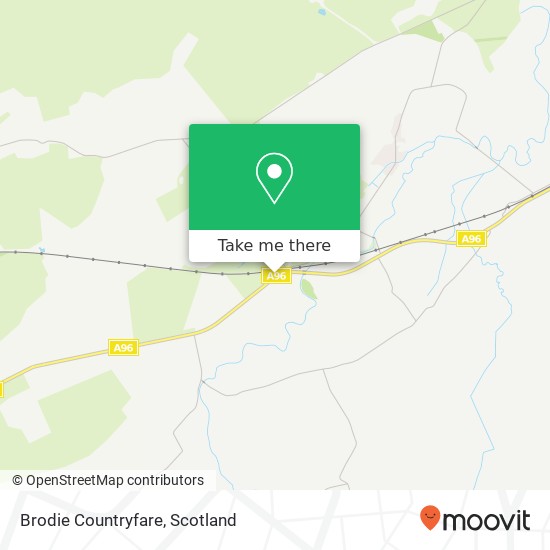 Brodie Countryfare map