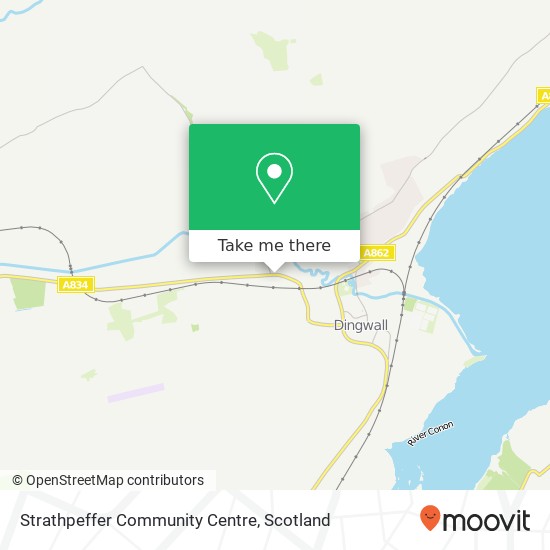 Strathpeffer Community Centre map