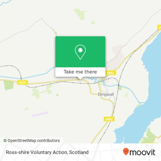 Ross-shire Voluntary Action map