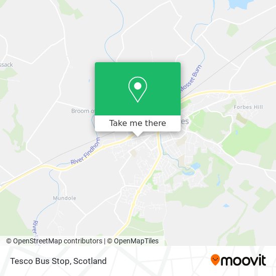 Tesco Bus Stop map