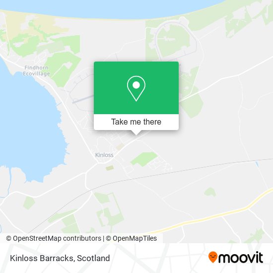 Kinloss Barracks map