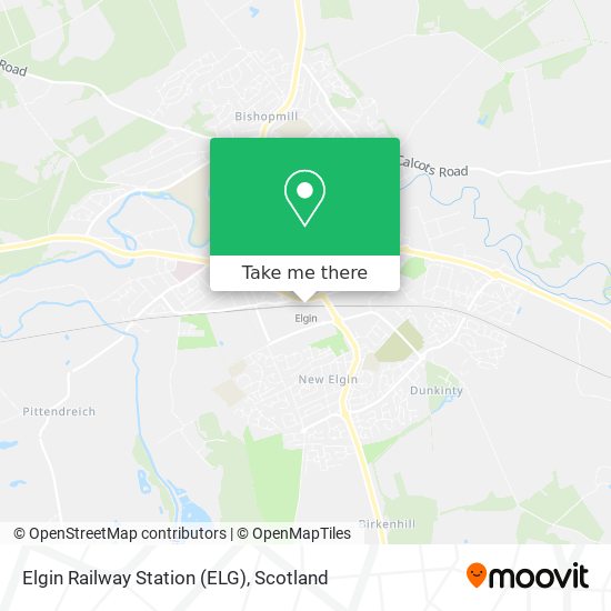 Elgin Railway Station (ELG) map