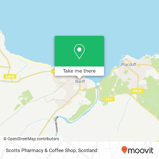 Scotts Pharmacy & Coffee Shop map