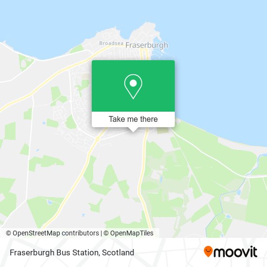 Fraserburgh Bus Station map