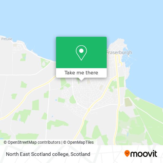 North East Scotland college map