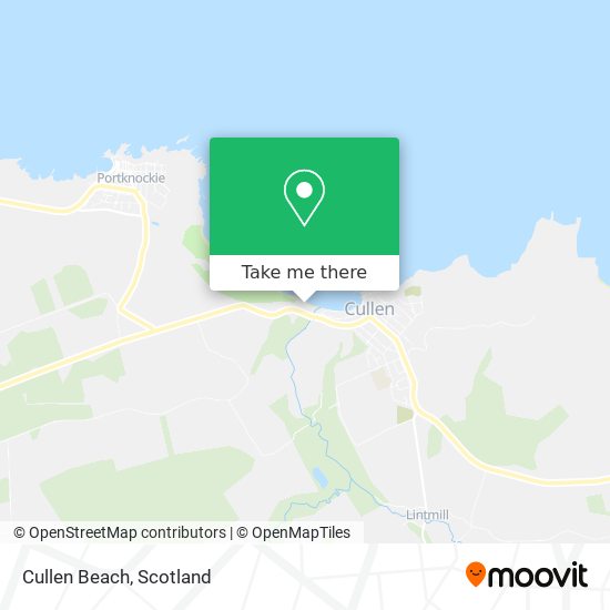 Cullen Beach map