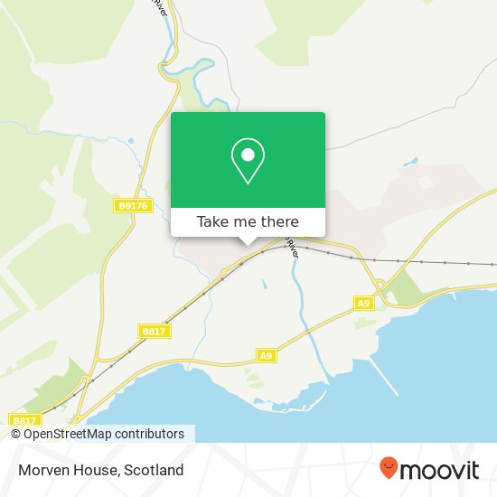 Morven House map
