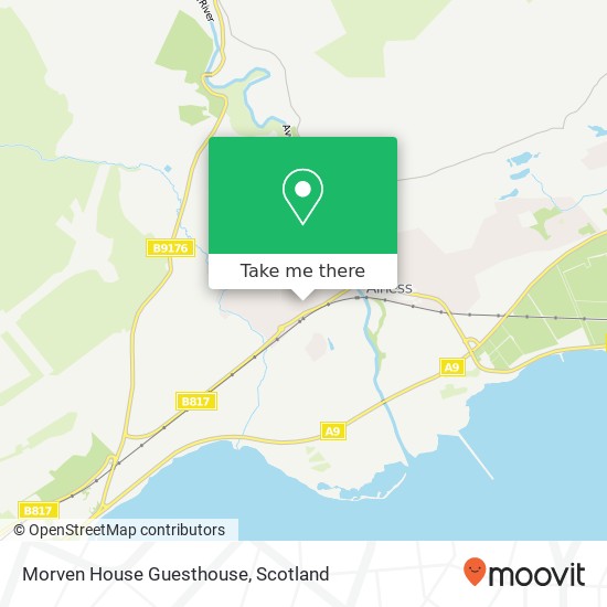 Morven House Guesthouse map