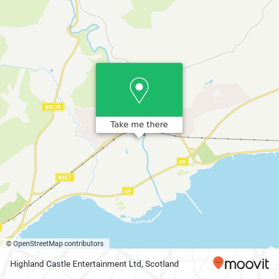 Highland Castle Entertainment Ltd map