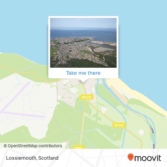 Lossiemouth map