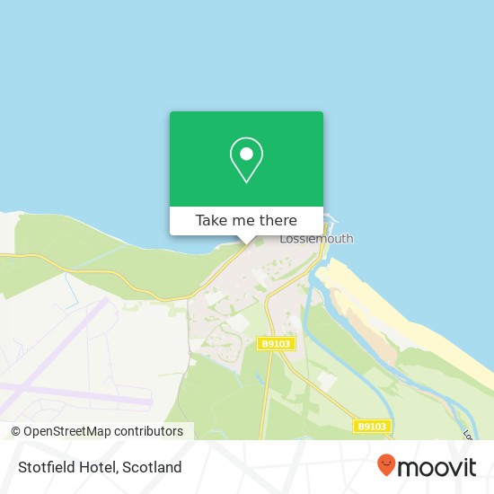 Stotfield Hotel map