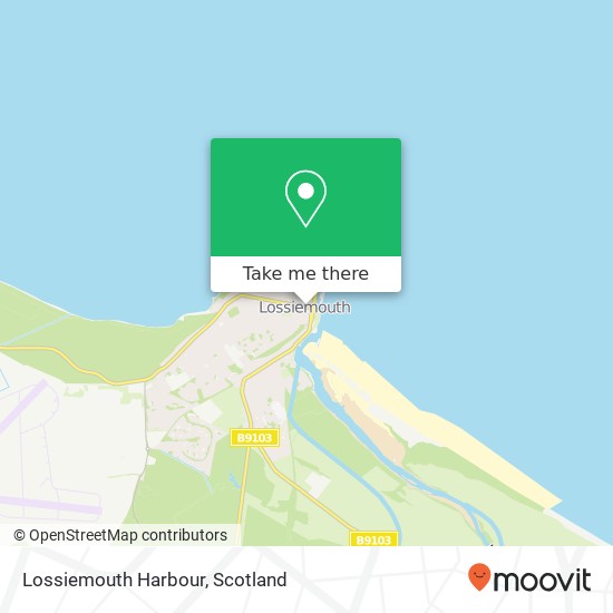 Lossiemouth Harbour map