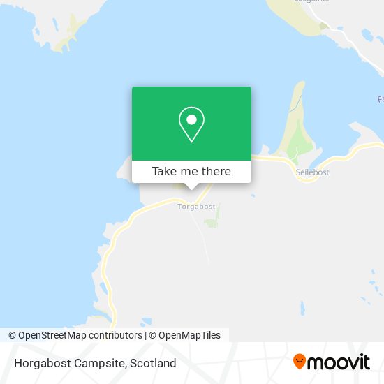 Horgabost Campsite map