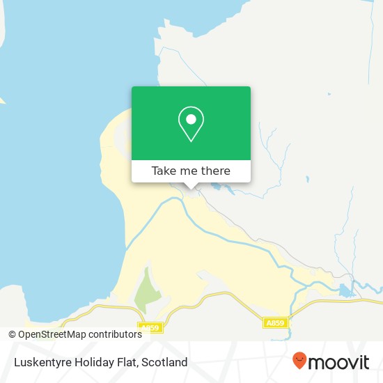 Luskentyre Holiday Flat map
