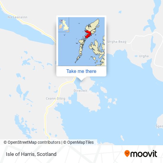 Isle of Harris map