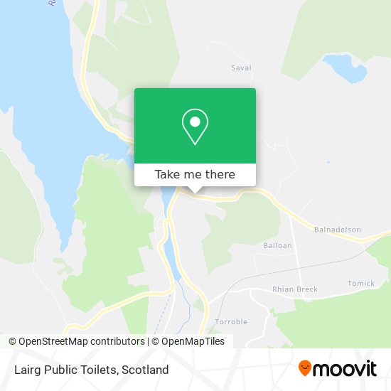 Lairg Public Toilets map