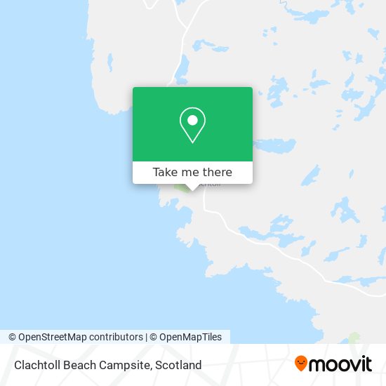 Clachtoll Beach Campsite map