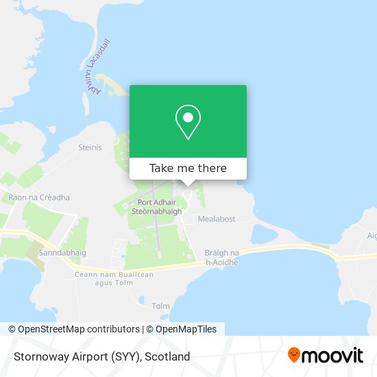 Stornoway Airport (SYY) map