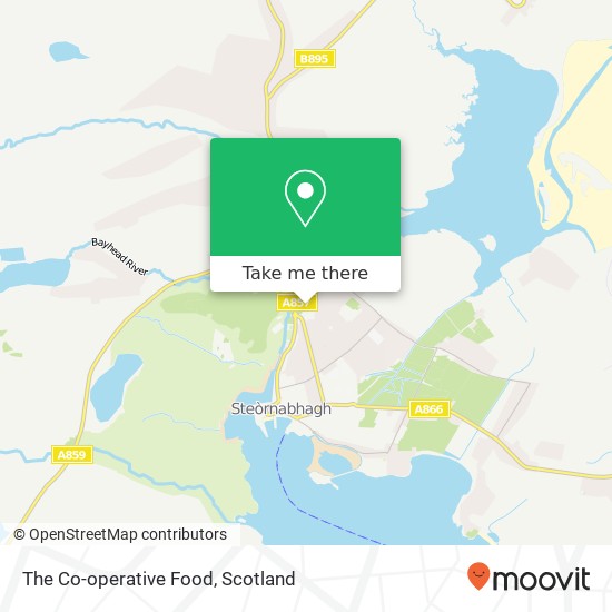 The Co-operative Food map