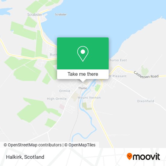 Halkirk map