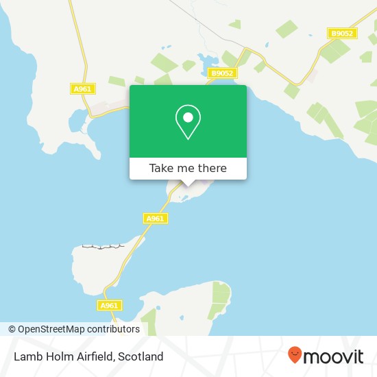 Lamb Holm Airfield map