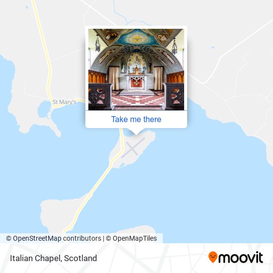 Italian Chapel map