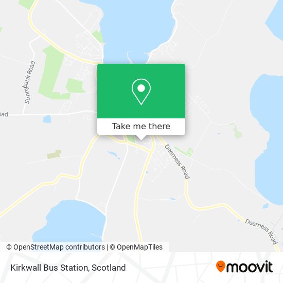 Kirkwall Bus Station map
