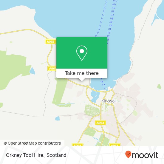 Orkney Tool Hire. map