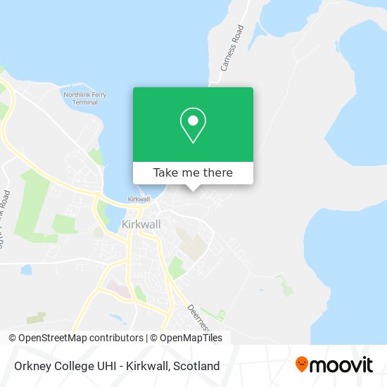 Orkney College UHI - Kirkwall map