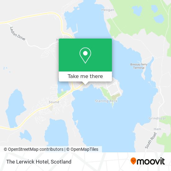 The Lerwick Hotel map