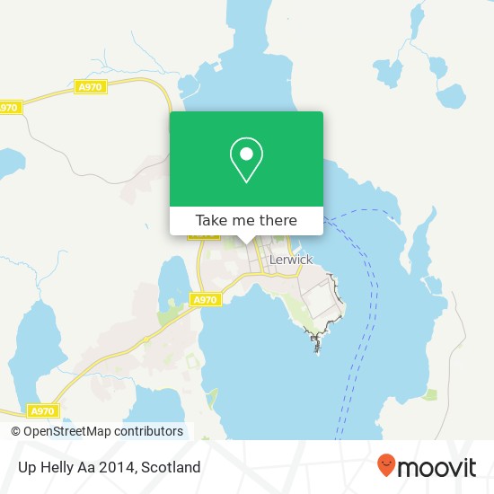 Up Helly Aa 2014 map