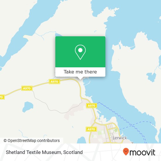 Shetland Textile Museum map