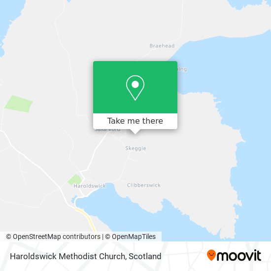 Haroldswick Methodist Church map