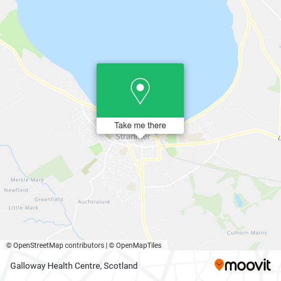 Galloway Health Centre map