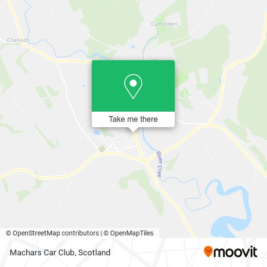 Machars Car Club map