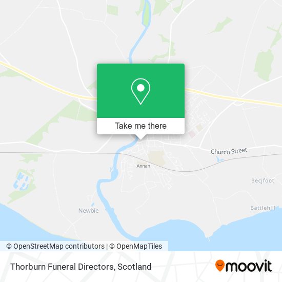Thorburn Funeral Directors map