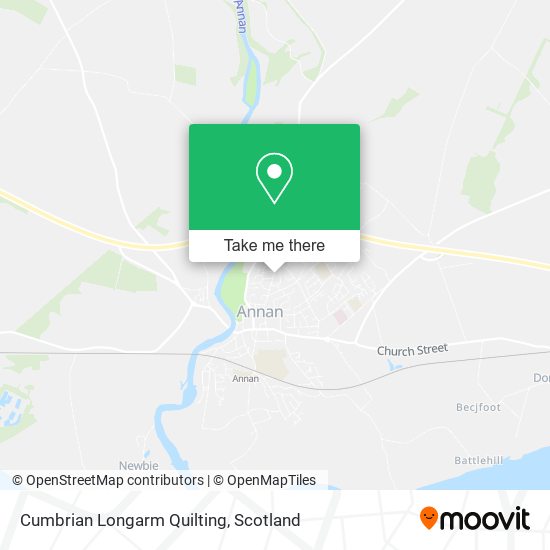 Cumbrian Longarm Quilting map