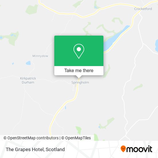 The Grapes Hotel map