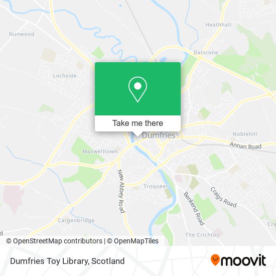 Dumfries Toy Library map