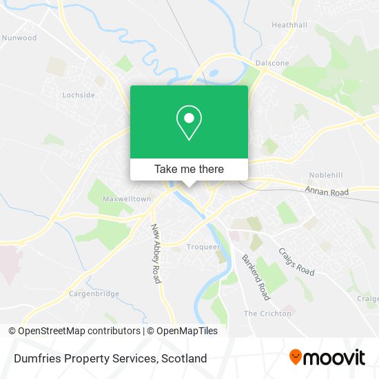 Dumfries Property Services map