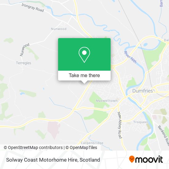 Solway Coast Motorhome Hire map