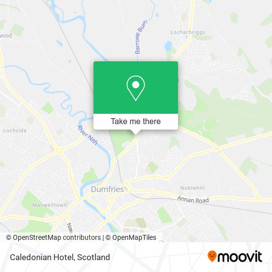 Caledonian Hotel map