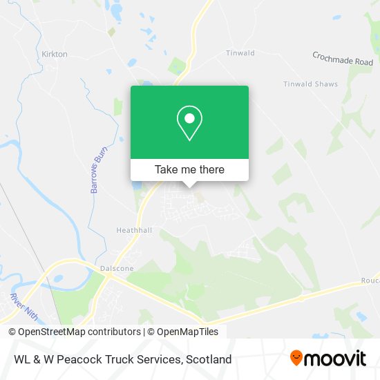 WL & W Peacock Truck Services map