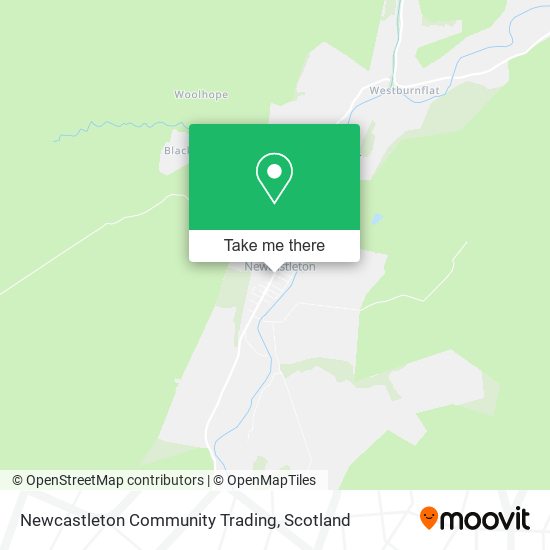 Newcastleton Community Trading map