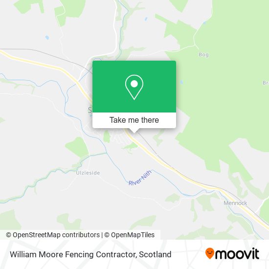 William Moore Fencing Contractor map