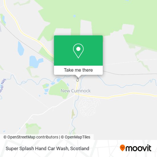Super Splash Hand Car Wash map