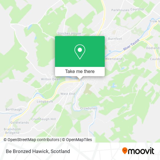 Be Bronzed Hawick map