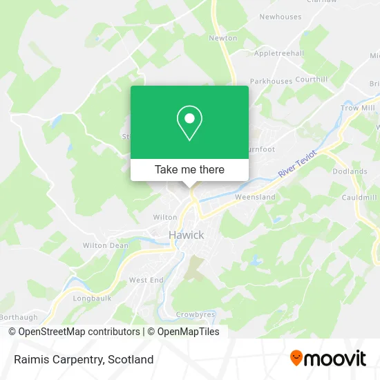 Raimis Carpentry map