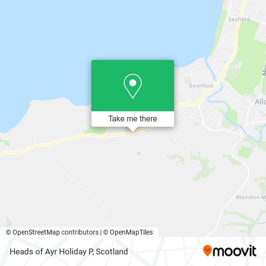 Heads of Ayr Holiday P map