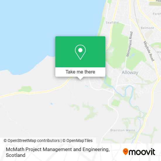 McMath Project Management and Engineering map